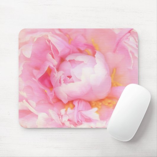Schließung von Pink Peony Mousepad (Mit Mouse)