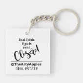 Schließungsgesellschaft Schlüsselanhänger (Rückseite)