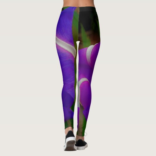Schließzeit für Morgenglorien Leggings (Rückseite)
