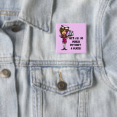 Schlimmer ohne Krankenschwester Button (Beispiel)