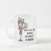 Schlimmer ohne Krankenschwester Mattglastasse (Links)