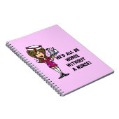 Schlimmer ohne Krankenschwester Notizblock (Rechte Seite)