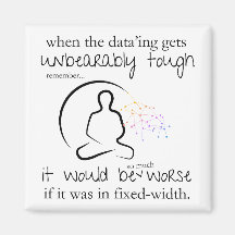 Schlimmer, wenn in fixen Breiten Funny Daten