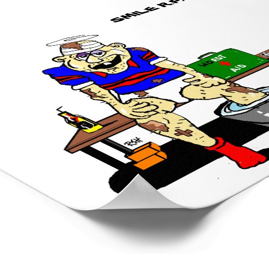 SCHLIMMSTE BEIHILFE POSTER (Ecke)