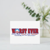 SCHLIMMSTE JE POSTKARTE (Stehend Vorderseite)