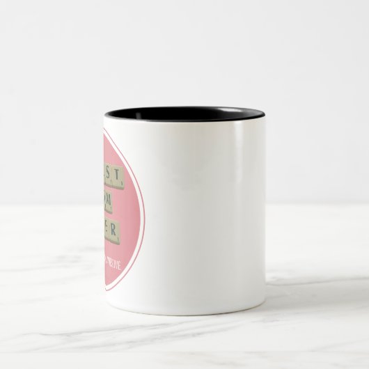 Schlimmste Mama je große lustige Geschenkidee Zweifarbige Tasse (Mittel)