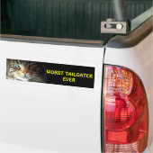 Schlimmste Tailgater je Stoßfängerkatze Autoaufkleber (Auf Lkw)