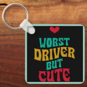 Schlimmster, aber Niedlich Schlüsselanhänger (Vorderseite)