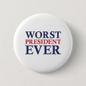 Schlimmster Präsident je Button (Vorderseite)