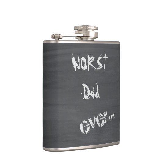 Schlimmster Vater je Flachmann (Rechts)