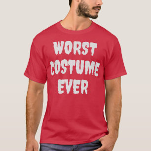 Schlimmstes Kostüm jedes lustig leuchtende Hallowe T-Shirt