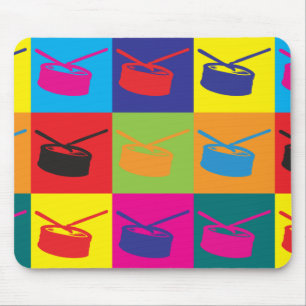 Schlinge-Trommel-Pop-Kunst Mousepad