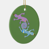 schlingeneidechsen keramik ornament (Rechts)