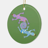 schlingeneidechsen keramik ornament (Links)