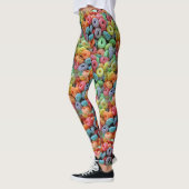 Schlingt fruchtige das Getreide-Frucht der Frauen Leggings (Links)
