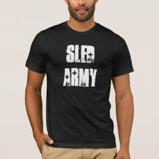 "Schlitten-Armee-" Schwarz-Sledders.com-T - Shirt