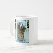 Schlitten auf Porch Kaffeetasse (Vorderseite Links)