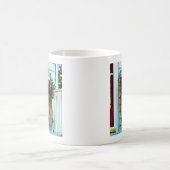 Schlitten auf Porch Kaffeetasse (Mittel)