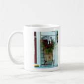 Schlitten auf Porch Kaffeetasse (Links)