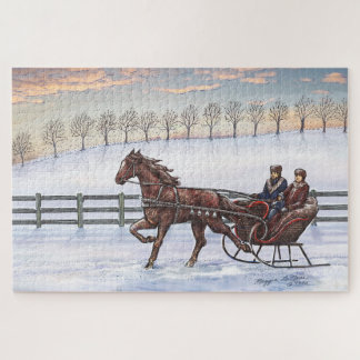Schlitten - Buggy Reiten Puzzle