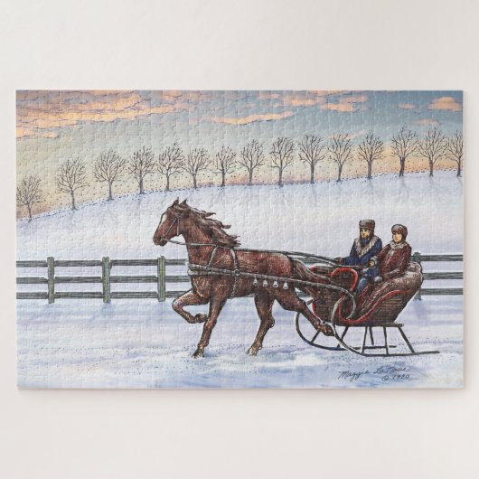 Schlitten - Buggy Reiten Puzzle (Horizontal)