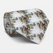 Schlitten-HundeKrawatte Krawatte (Gerollt)