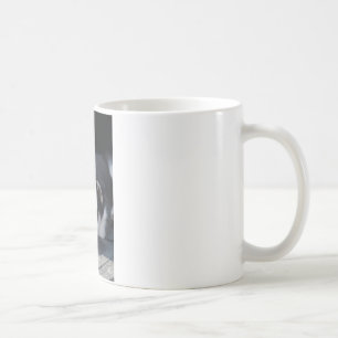 Schlitten-Hundewelpe alaskischer Kaffeetasse
