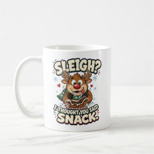 Schlitten? Ich dachte, du hättest Snack gesagt Lus Kaffeetasse