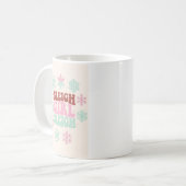 Schlitten Mädchen Schlitten Kaffeetasse (Vorderseite Links)