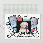 Schlitten mit Liebe - Urlaubskarte Feiertagskarte (Vorne/Hinten)