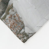 Schlitten+Reiten, Schnee, Wald, Pferd, Winter, Wei Fleecedecke (Ecke)