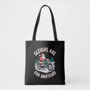 Schlitten Sind Für Amateure Weihnachten Motorrad B Tasche