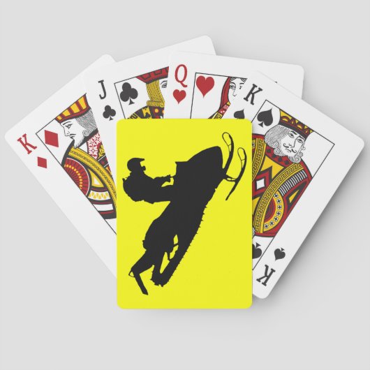 Schlitten-Spielkarten Spielkarten (Rückseite)