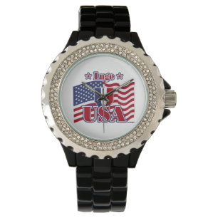 Schlitten USA Armbanduhr