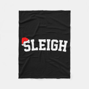 Schlitten Weihnachten Santa Hut passendes Weihnach Fleecedecke