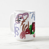 Schlitten Winter Kaffeetasse (Vorderseite Links)