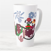 Schlitten Winter Milchtasse (Rechte Ecke)
