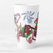 Schlitten Winter Milchtasse (Vorderseite)