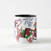 Schlitten Winter Tasse (Zentrum)