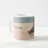 Schlittenfahren Kaffeetasse (Vorderseite Links)