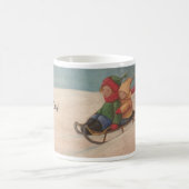 Schlittenfahren Kaffeetasse (Mittel)