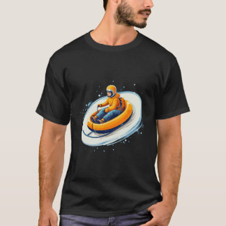 Schlittenfahren Wintersport Für Und T-Shirt