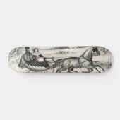 Schlittenfahrt Skateboard (Horizontal)
