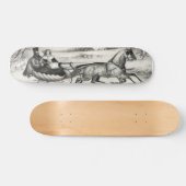 Schlittenfahrt Skateboard (Horizontal)