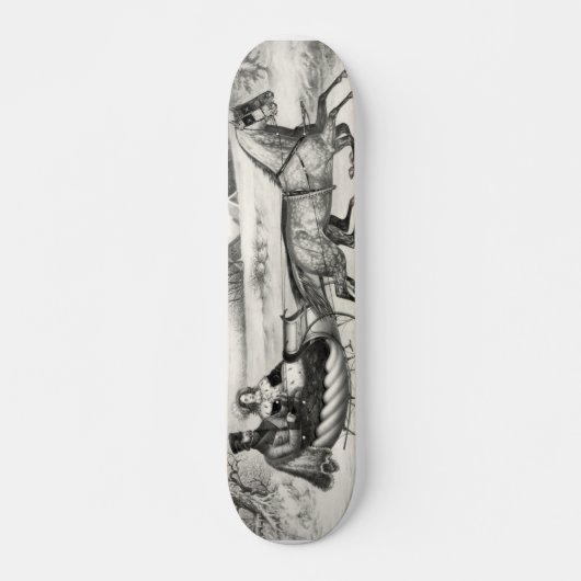 Schlittenfahrt Skateboard (Vorne)