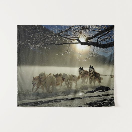 Schlittenhähnchen Wandteppich (Vorderseite (Horizontal))