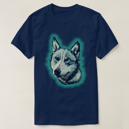 Schlittenhund-T - Shirt (Design vorne)