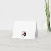 Schlittenhunde Karte (Rückseite)
