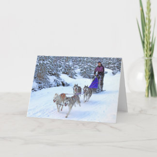 Schlittenhunde Karte