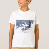 Schlittenhunde T-Shirt (Vorderseite)
